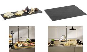 APS leisteen plaat VALO, 530 x 162 mm, antraciet