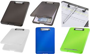 helit Klembord met opbergvak 'the clip', A4, groen