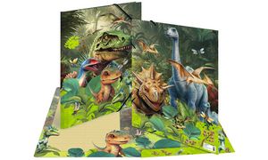 HERMA hoekspanmap 'Dino World', karton, DIN A3