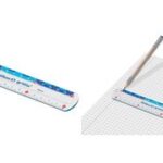 Pelikan liniaal griffel, 15 cm, transparant / blauw