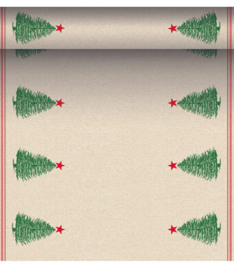 Kerstaflopende tafelkleed 'Kerstboom'