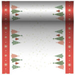 Tafelloop 'Eenvoudige kerstbomen'