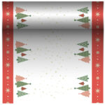 Tafelloop 'Eenvoudige kerstbomen'
