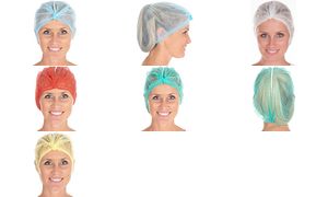 HYGOSTAR PP-clip-on haarnetje Detect, diameter: 500 mm, rood