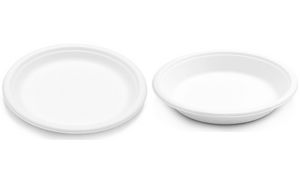 Bamboe bordenset Bordofino, rond, 170 mm, wit. Bamboe bordenset Bordofino, rond, 170 mm, wit.