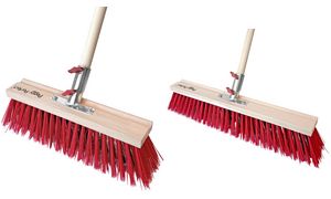 Peggy Perfect straatbezem 'Tiger', met houten steel, 400 mm