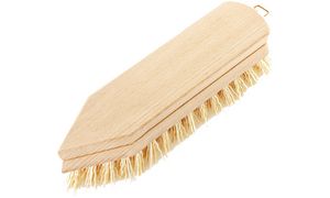 Peggy Perfect schrobborstel extra hard, hout naturel, spits