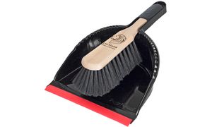 LEO MAIER stoffer en blik met strip 'Light', zwart/rood