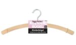 Peggy Perfect houten kledinghanger zonder broeklat, naturel, 2 stuks