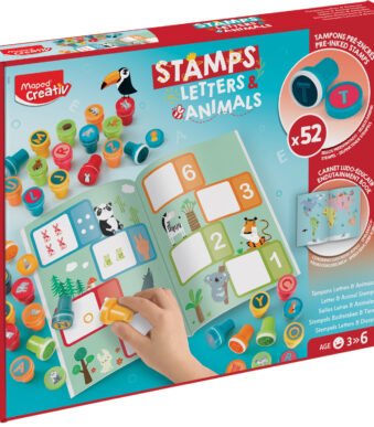 Maped Creativ stempelset 'Letters & Dieren', karton