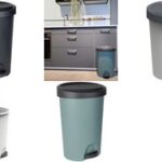 EDA Stepy pedaalemmer 27 liter, grijs/antraciet