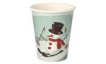 Kartonnen drinkbeker 'Sneeuwpop', 0,2 l