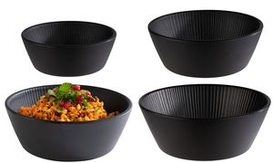 APS NERO ronde schaal, 1,2 liter, zwart