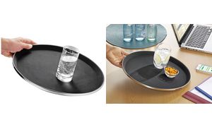 Esmeyer dienblad TENNESSEE, rond, zwart Esmeyer dienblad TENNESSEE, rond, zwart