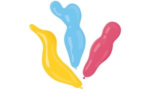 PAPSTAR luchtballonnen 'Figures', kleuren assorti