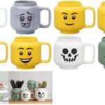 LEGO koffiemok sneeuwpop, 255 ml, wit, keramiek