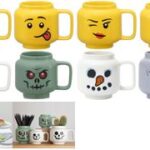 LEGO koffiemok sneeuwpop, 530 ml, wit, keramiek