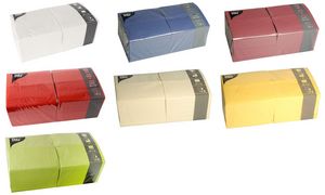 PAPSTAR bistro-servetten, 330 x 330 mm, 3-laags, limoengroen, 250 stuks