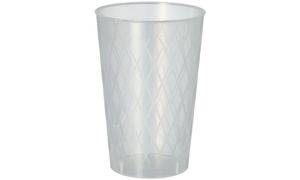 PAPSTAR Herbruikbare drinkbekers, 0,25 l, doorschijnend, 40 stuks