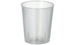 PAPSTAR Herbruikbaar shotglas PP, 2 cl, gesatineerd, 50 stuks