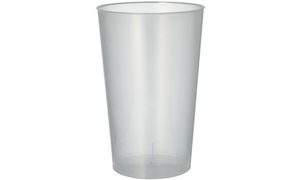 PAPSTAR Herbruikbare drinkbekers PP, 0,5 l, transparant, 30 stuks