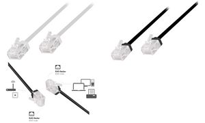 LogiLink Slim High-Flex netwerkkabel Cat. 6A U/UTP 0,5m zwart