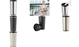 alfi thermosbeker ISO COFFEE MUG PRO, 0,38 l, linnen beige