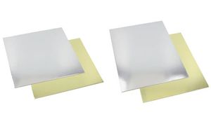 STARPAK taartplateau vierkant 280x280mm goud/zilver 25 stuks