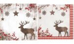 PAPSTAR Kerst servetten X-mas Deer motief