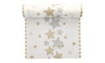 PAPSTAR Kerst tafelloper Stardust, crème