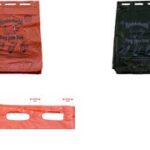 Hondenpoepzakjes zwart 250x310mm geblokt, 100 stuks