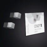 Sigel Neodymium kubusmagneten 'Strong' C5, set van 5, zilver