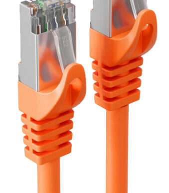 Shiverpeaks netwerkkabel, Cat. 6A, S/FTP, 1,0 m, oranje
