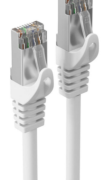Shiverpeaks patchkabel Cat. 6A S/FTP 1,0 m wit
