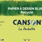 Canson tekenblok hergebruikt, wit, A4 formaat, 160 grams.