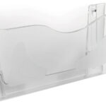 Deflecto wandprospecthouder A4 dwars, kristalhelder polystyrol