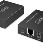 DIGITUS USB 2.0 Verlenger, USB-A, 4 Poorten, zwart