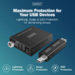 DIGITUS USB 3.2 Gen1 Extender, 4 poorten, glasvezel, 300 m