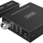 DIGITUS USB 3.2 Gen1 Verlenger, 4 Poorten, Glasvezel, 20 km