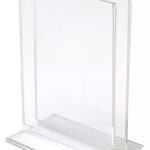 Deflecto folderhouder A4 staand, transparant acryl
