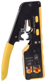 DIGITUS multimodulaire krimptang pass through voor modulaire en coaxiale connectoren