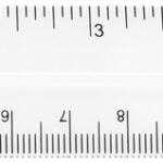 Platte liniaal voor linkshandigen, 150 mm, buigzaam