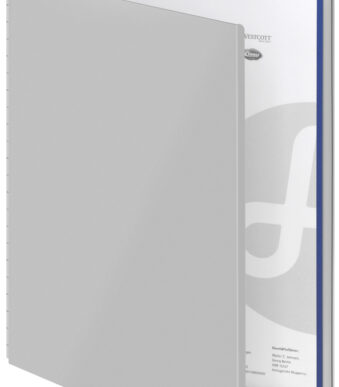 WESTCOTT Aluminium klemmapklembord, A4, zilver