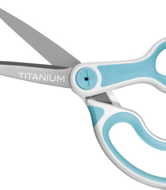 WESTCOTT Titanium schaar, 204 mm, blauw/wit