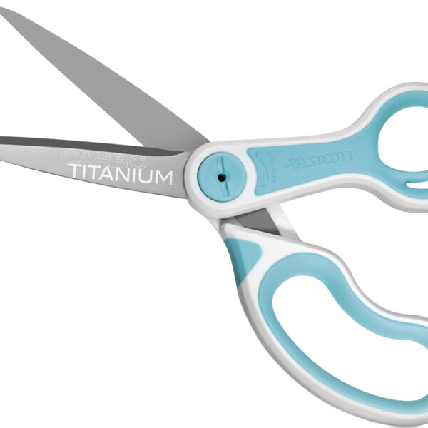 WESTCOTT Titanium schaar, 204 mm, blauw/wit