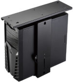 CPU-houder, metalen, draai- en uitschuifbaar, zwart