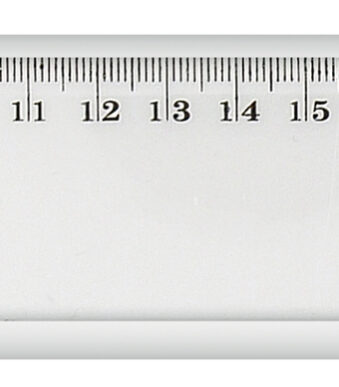 Wonday liniaal plat, 200 mm, kunststof, transparant