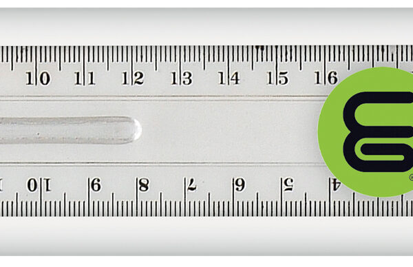 Wonday liniaal 200 mm kunststof met handgreep