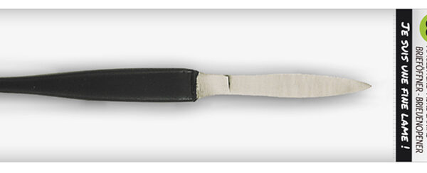 Wonday gummes 150 mm met stalen lemmet en kunststof handgreep