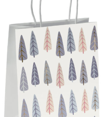 Kerstcadeauzakje 'Dennenboompjes', klein